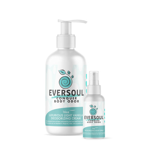 Eversoul Solutions® Deodorizing 16oz + 2oz Body Spray Package